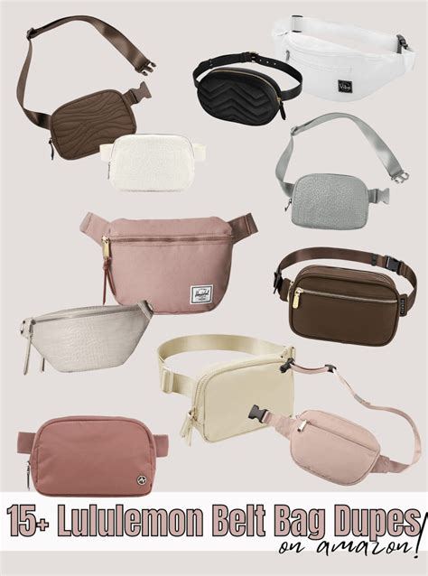 lulu lemon belt bag dupes|lululemon duffle bag dupe.